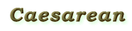 Caesarean Section